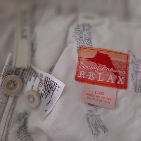 Tommy Bahama Men's Relaxed Cargo Shorts, Size LG, Off White, - Picture 11 of 11